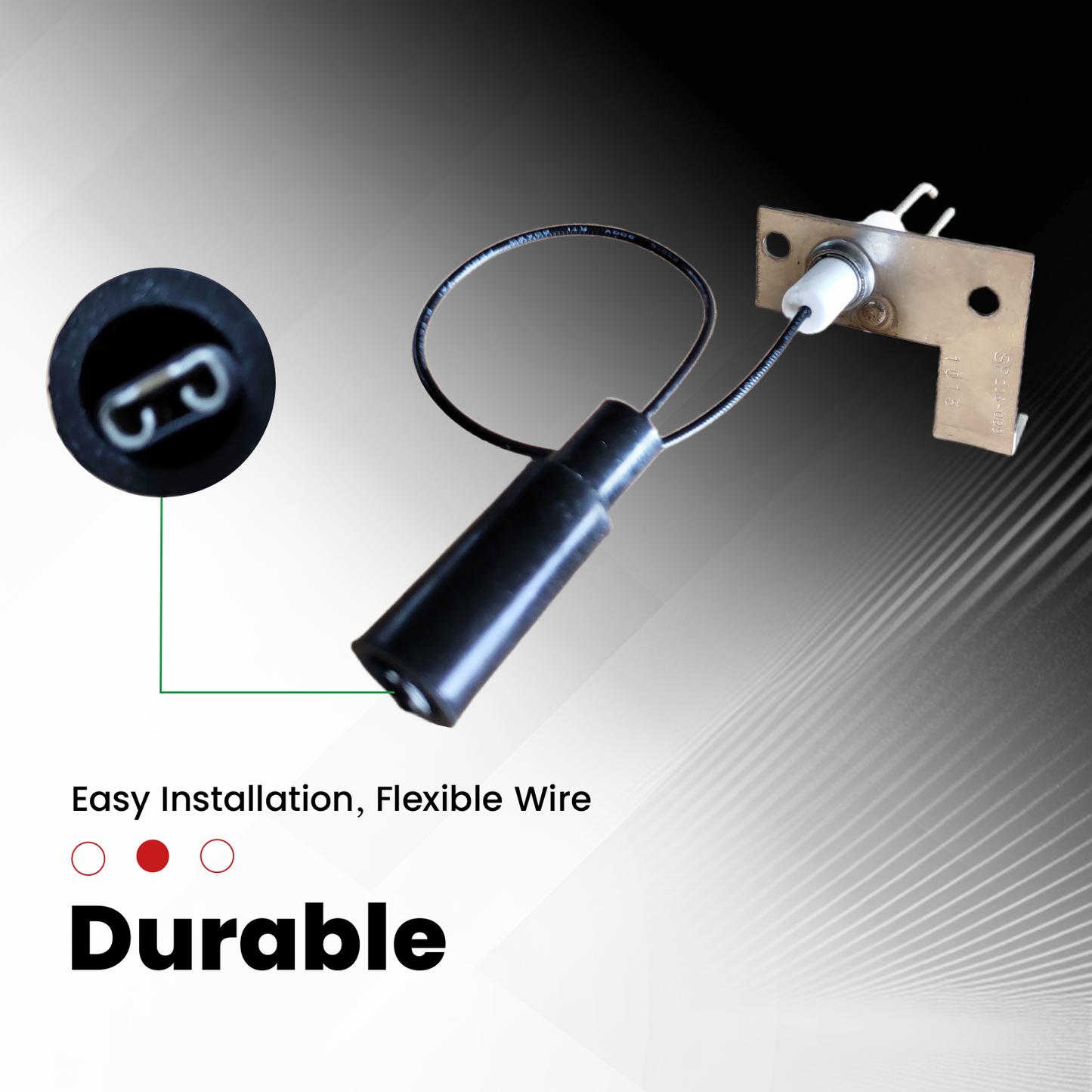 Water Heater Replacement Parts - Spark & Sensor Electrode, 2-Prong - Water Heating Replacement Accessory for RV